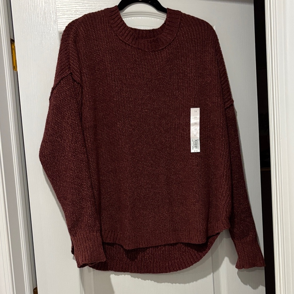 Women's Burgundy Sweater